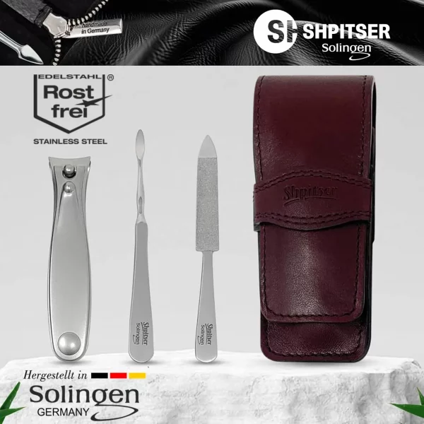 Shpitser Solingen TopInox Stainless Steel German Hand Sharpened (Dark Drown) — second view