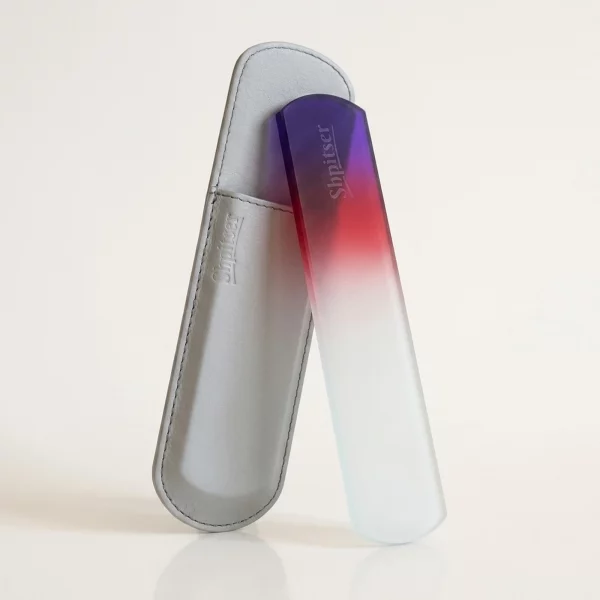 Crystal Glass Dual Texture 6mm Thick Foot File, Foot Scraper