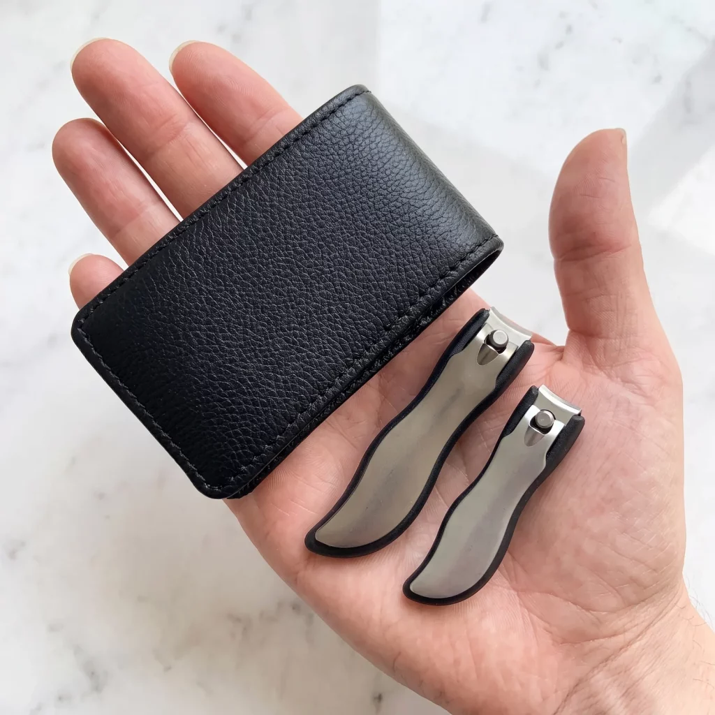 2 Pieces Stainless Steel German Manicure Pedicure Clipper Set