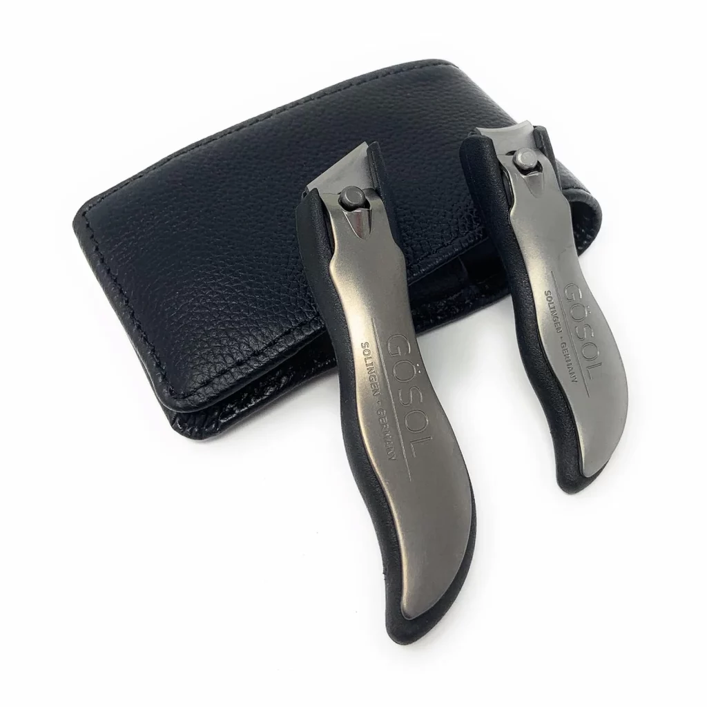 2 Pieces Stainless Steel German Manicure Pedicure Clipper Set