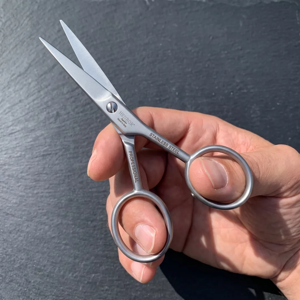 Henbor Italy Mustache & Beard Scissors