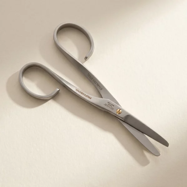 Henbor Mix Line Stainless Steel Manicure Pedicure Nail Scissors (Baby Safety Scissors)