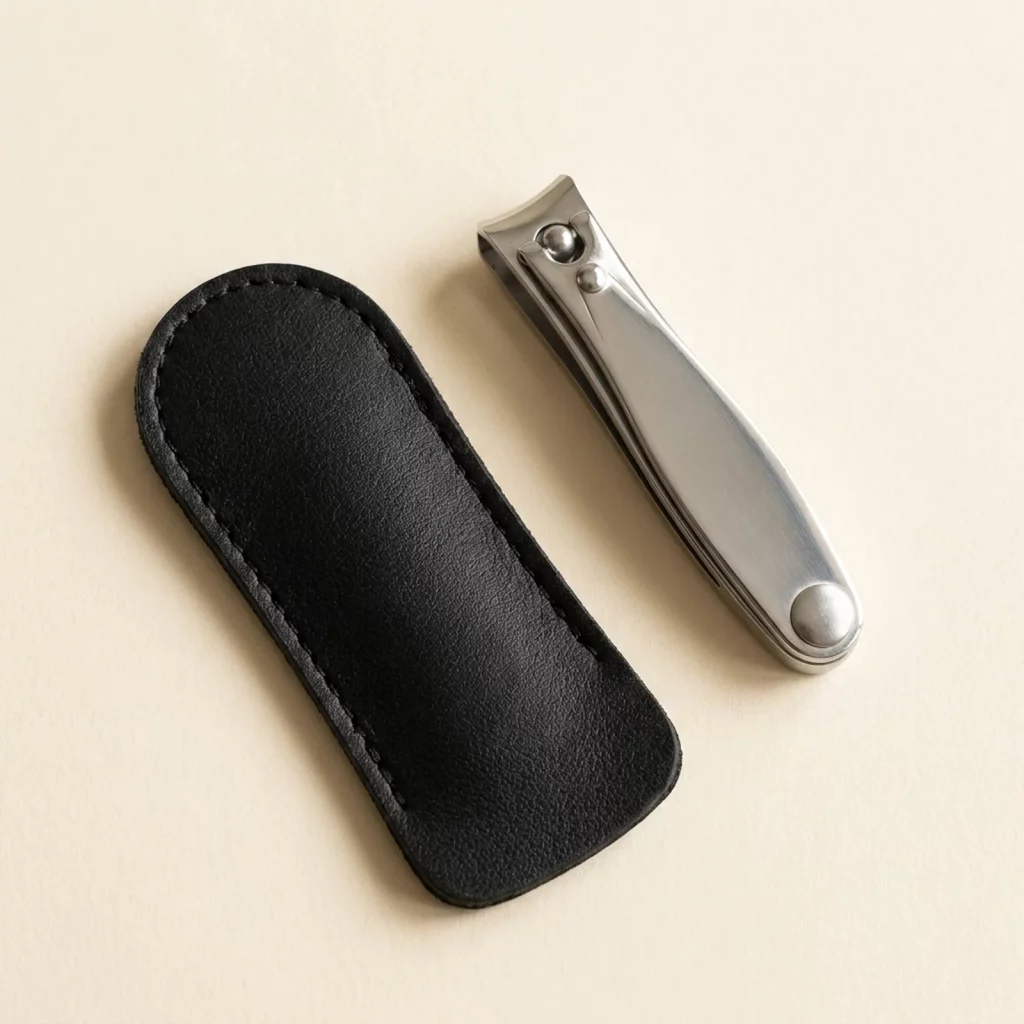 Shpitser Manicure and Pedicure Nail Clipper, German Stainless Steel (Black)