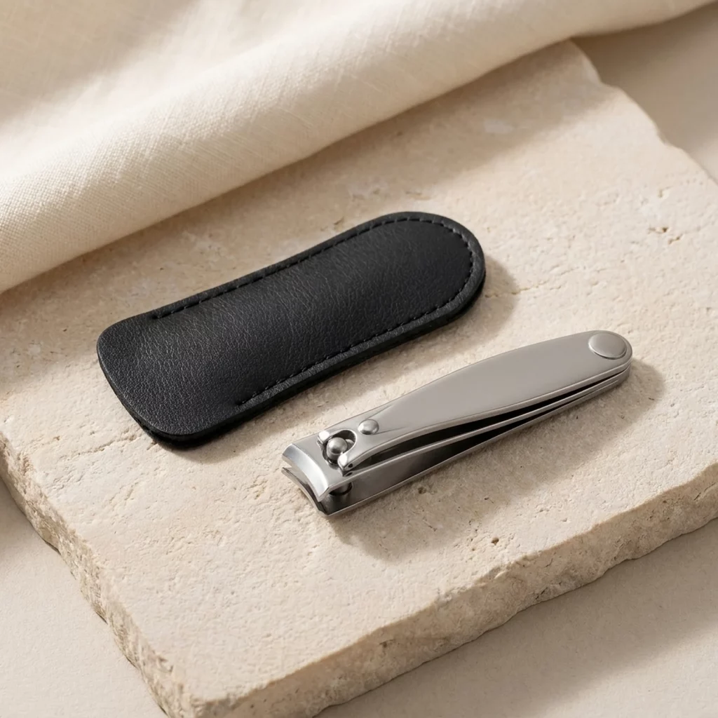 Shpitser Manicure and Pedicure Nail Clipper, German Stainless Steel (Black)