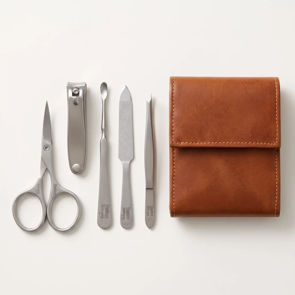 Shpitser Nail Kit, Manicure and Pedicure Women Set of 5 tools: Sharp