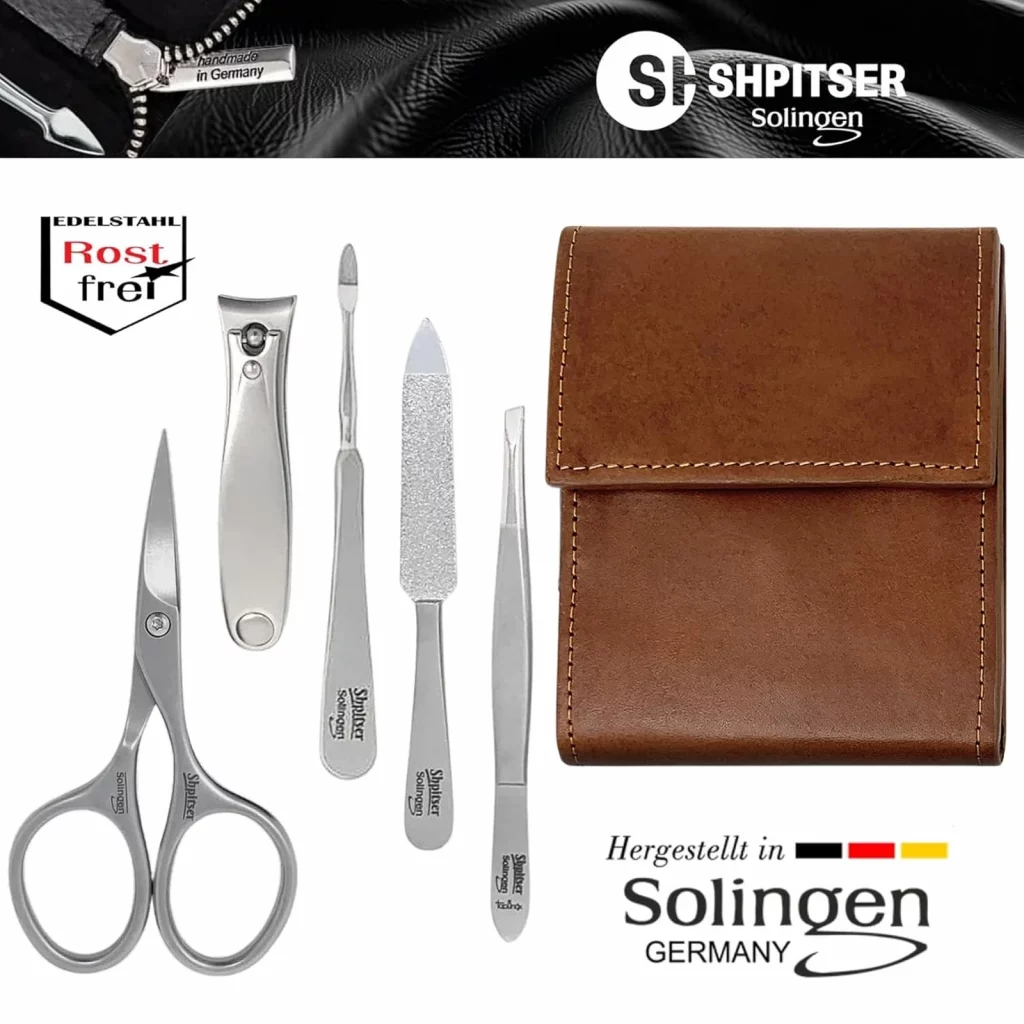 Shpitser 5-Piece Nail Kit with sharp scissors — view 3