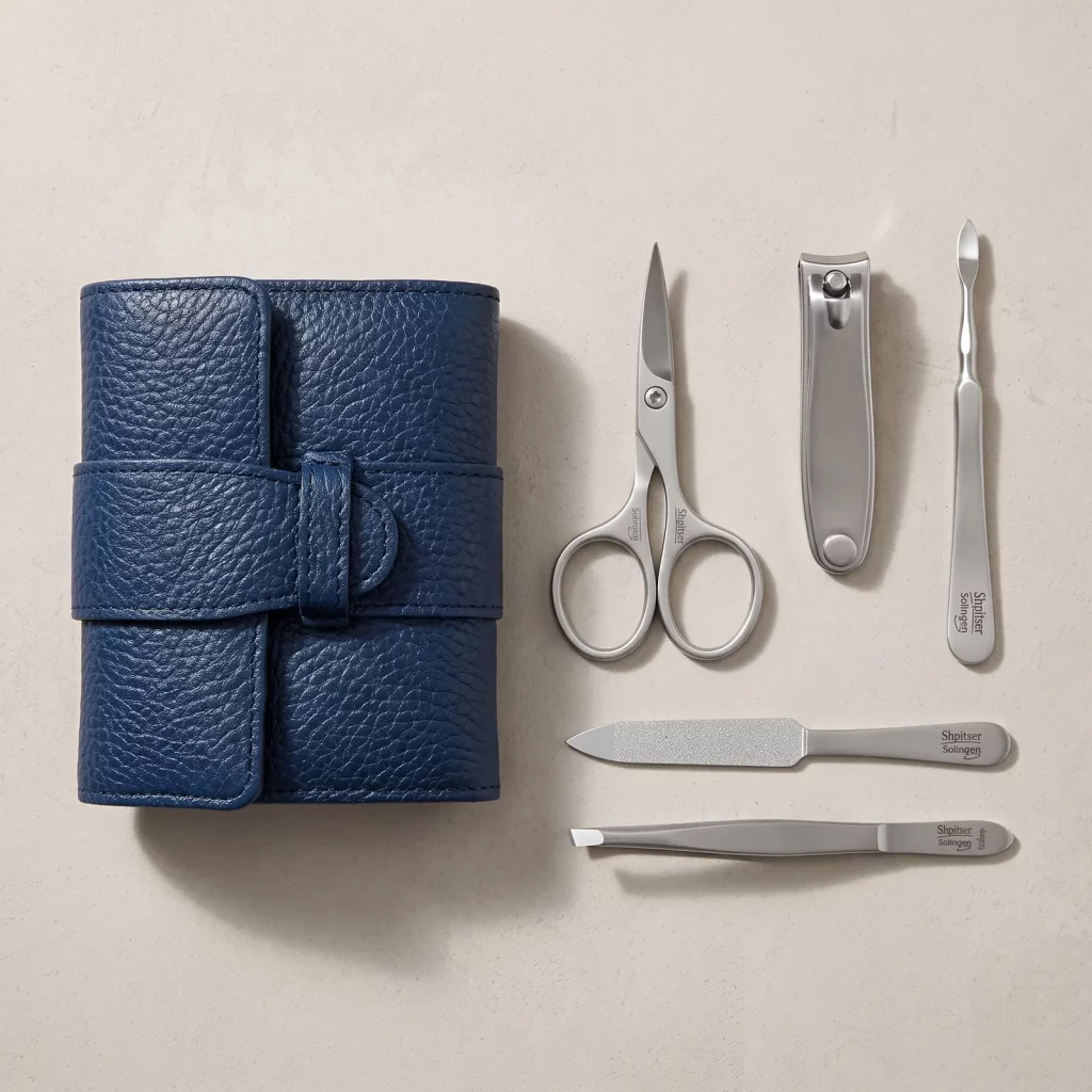 Shpitser Nail Kit, Manicure and Pedicure Women Set of 5 tools: