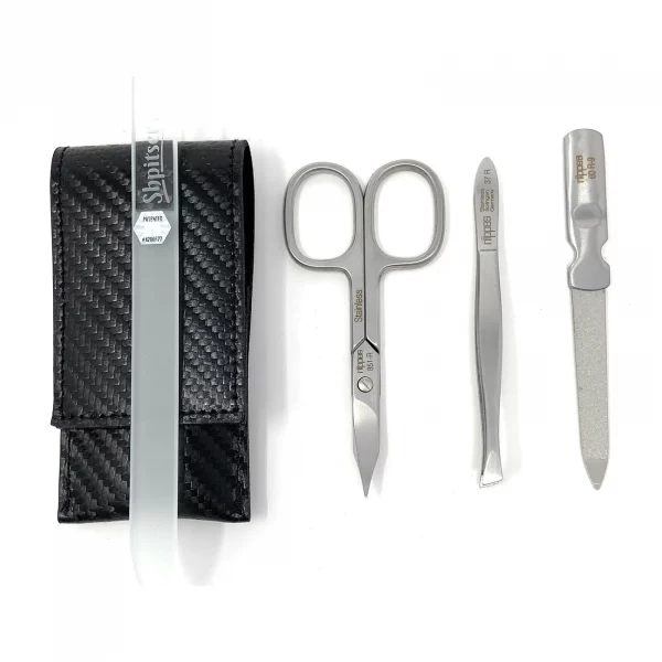 German Manicure Set Stainless Steel Grooming Kit Hand Made — second view