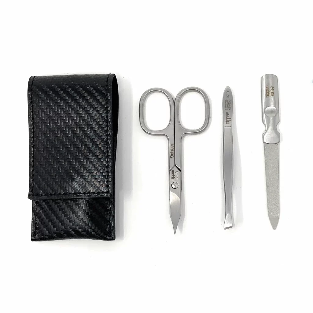 German Manicure Set Stainless Steel Grooming Kit Hand Made — view 4