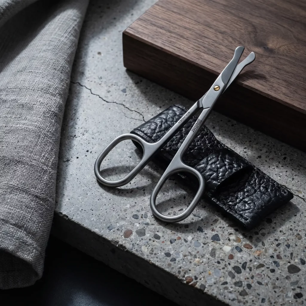 SHPITSER TopInox Stainless Steel Nose & Ear Safety Scissors