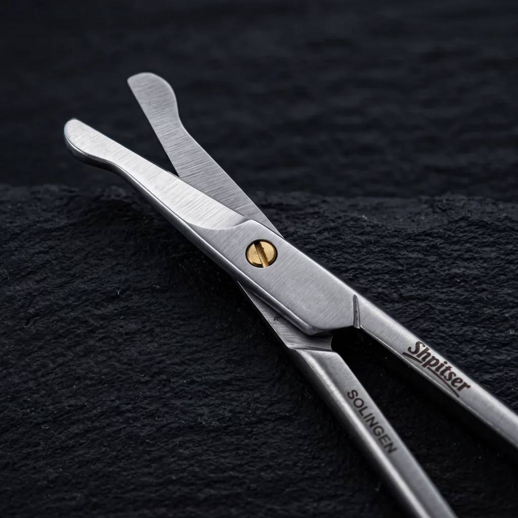 SHPITSER TopInox Stainless Steel Nose & Ear Safety Scissors