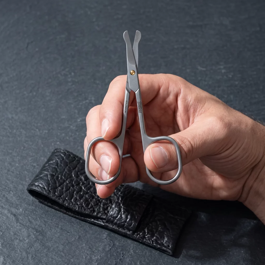 SHPITSER TopInox Stainless Steel Nose & Ear Safety Scissors