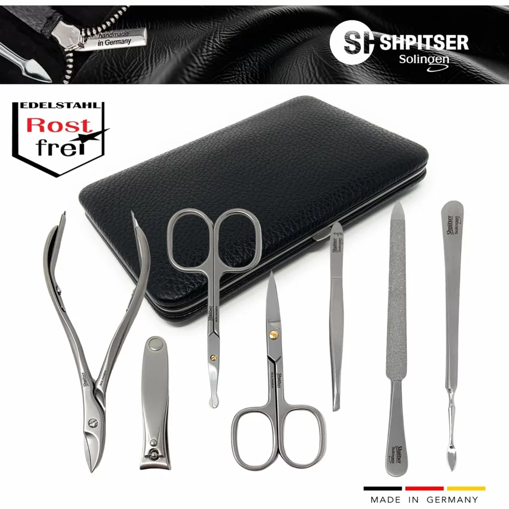 Shpitser 7pc TopInox Set with nose scissors — view 3