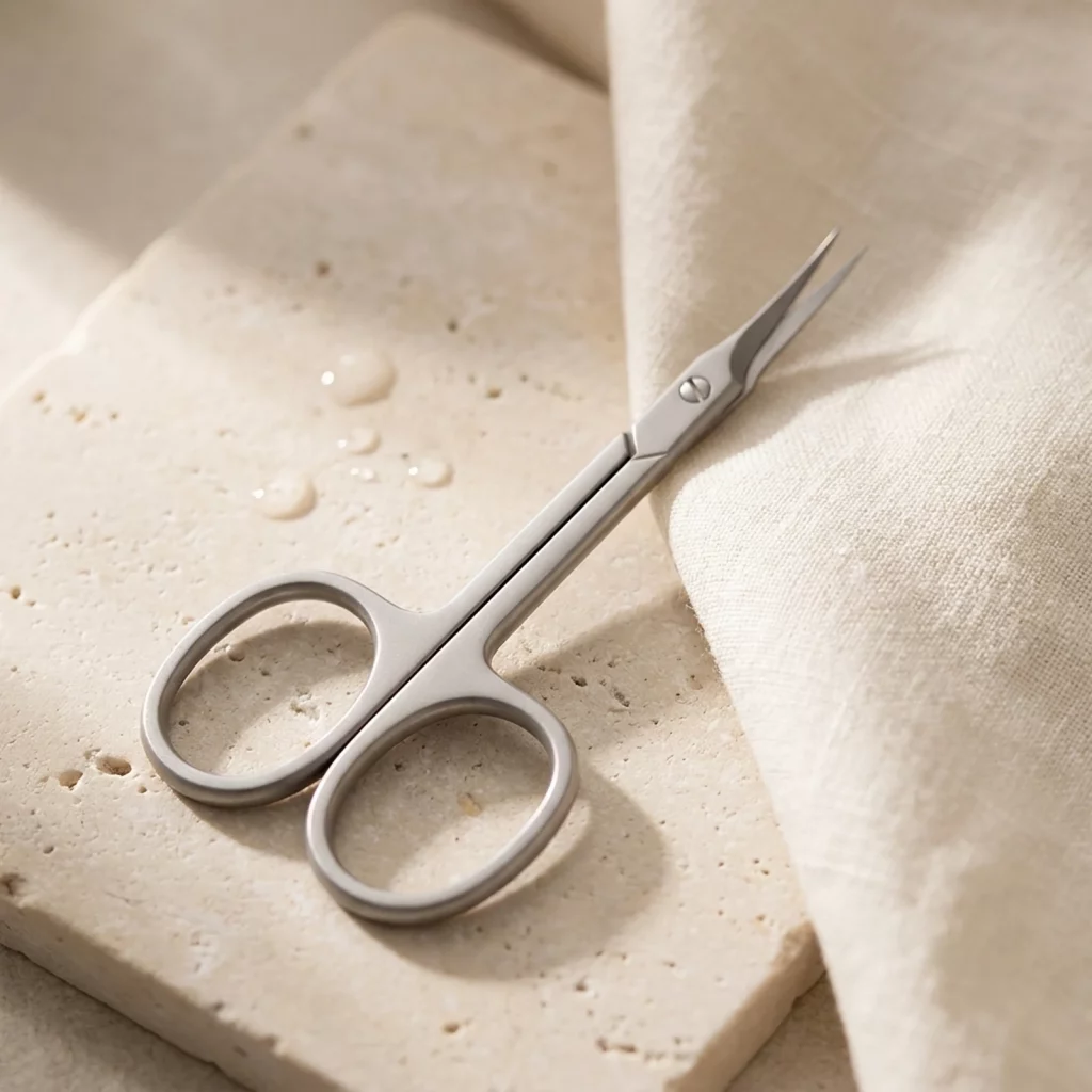 Henbor Stainless Steel Manicure Cuticle Scissors