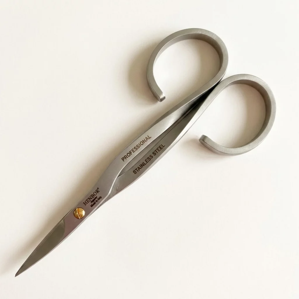 Henbor Stainless Steel Manicure Cuticle Scissors