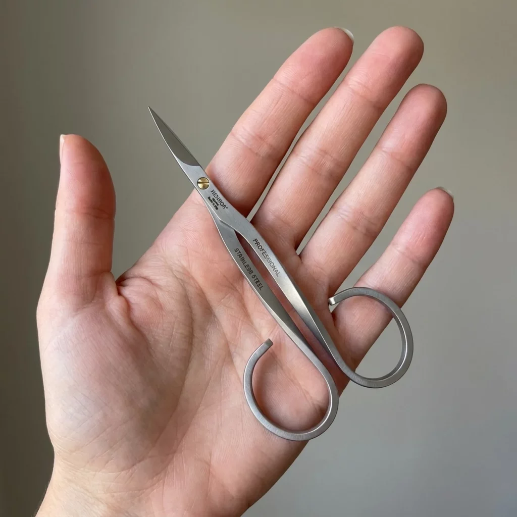 Henbor Stainless Steel Manicure Cuticle Scissors