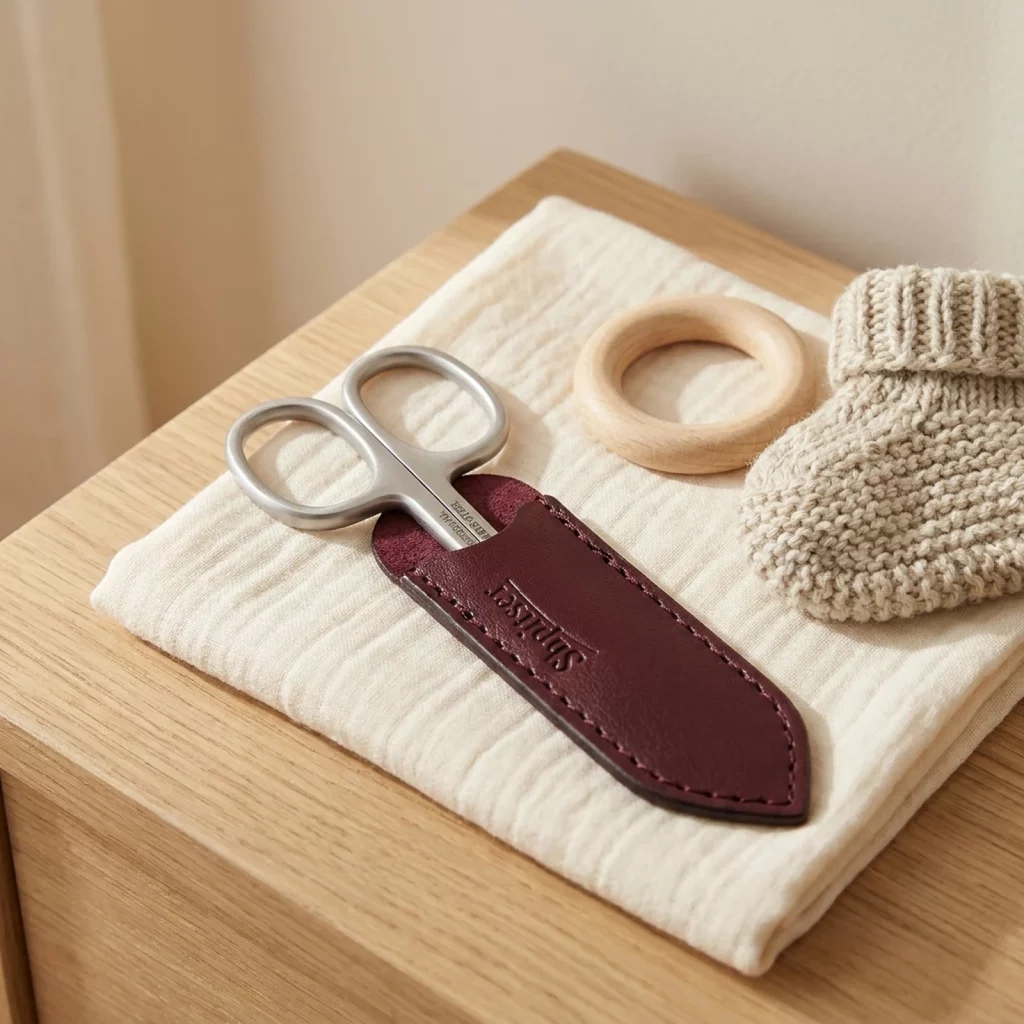 Henbor Stainless Steel Safety Baby Scissors