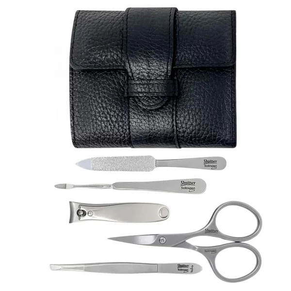 Shpitser 5-Piece Nail Kit, black case