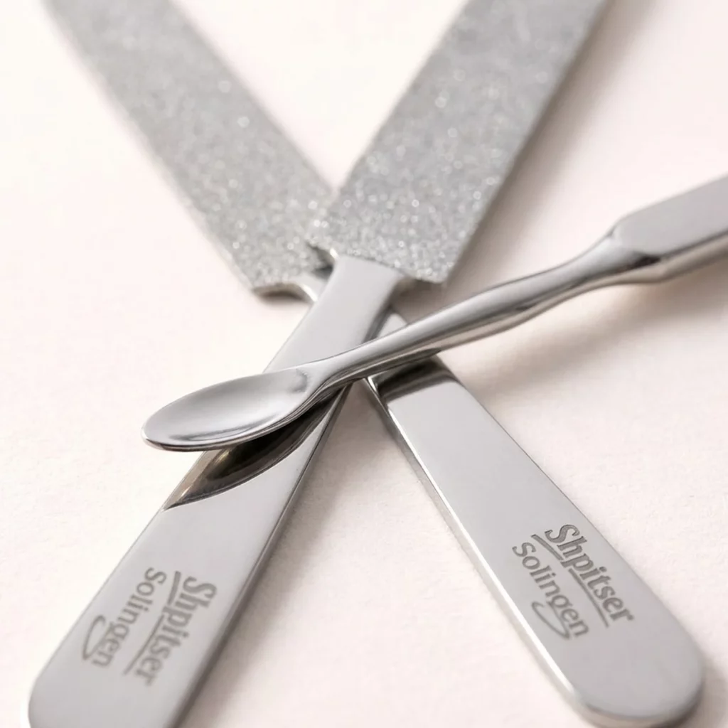 Shpitser Solingen TopInox Stainless Steel German Hand Sharpened (Black)