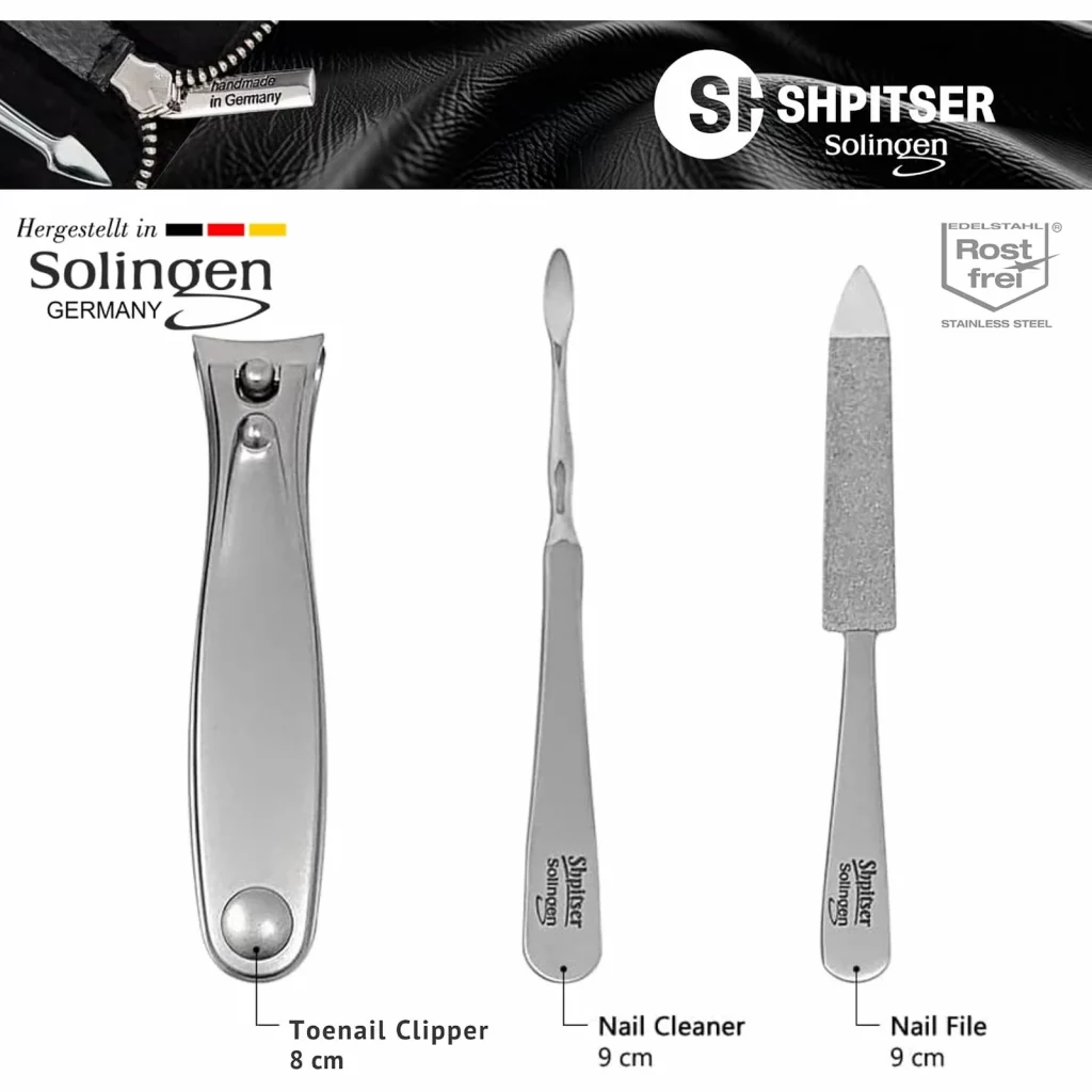 Shpitser Solingen TopInox Stainless Steel German Hand Sharpened (Black) — view 3