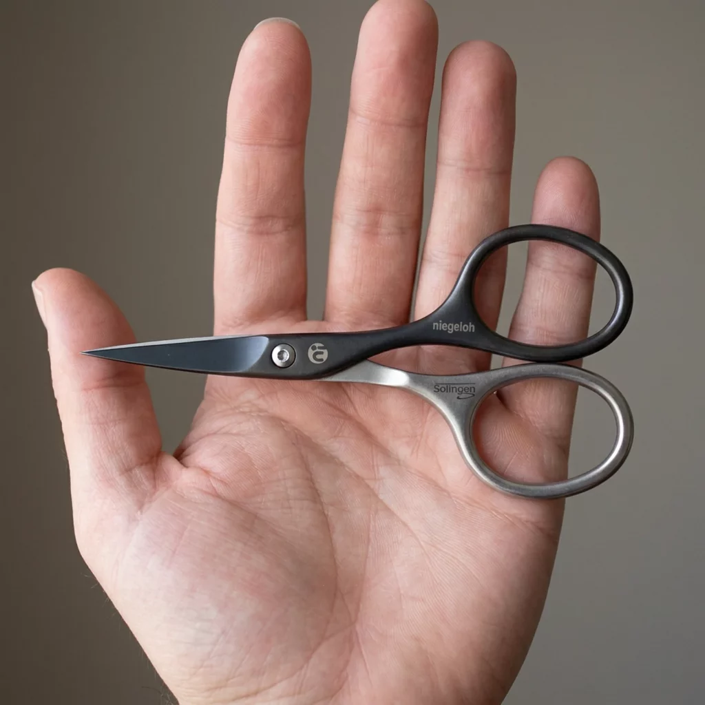 Niegeloh Self Sharpend Titanium Black Stainless Steel Manicure