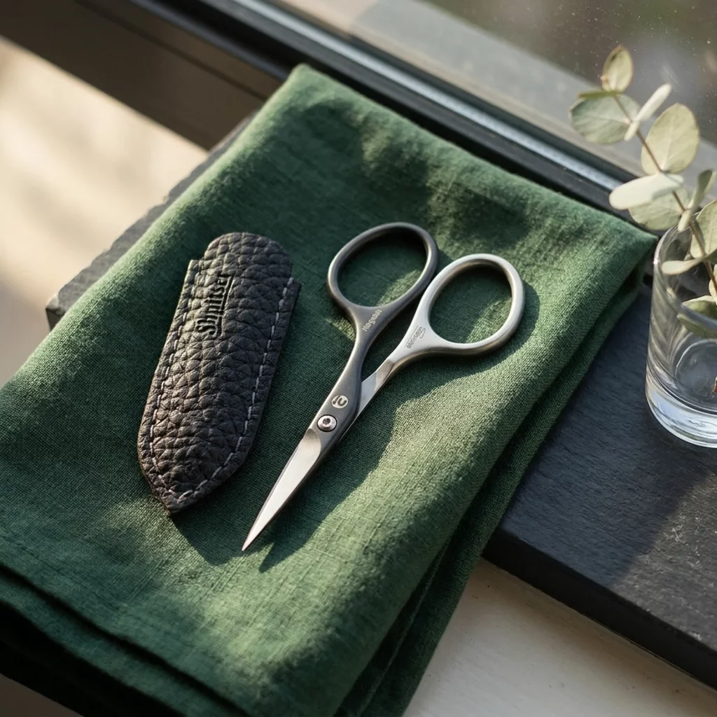 Niegeloh Self Sharpend Titanium Black Stainless Steel Manicure