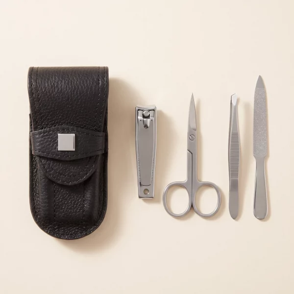 Erbe Solingen 4 pcs Stainless Steel German Manicure Set Grooming Kit