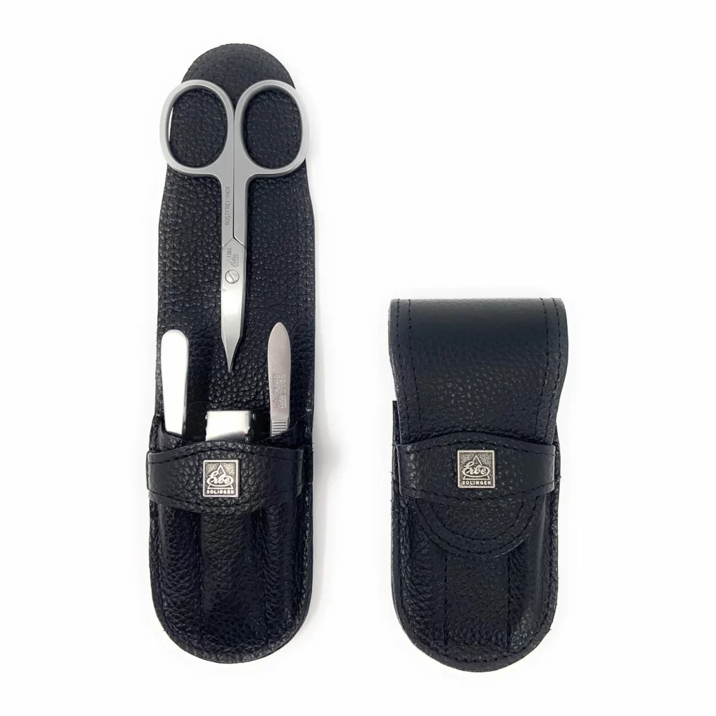 Erbe Solingen 4-Piece Manicure Set, black case — view 2