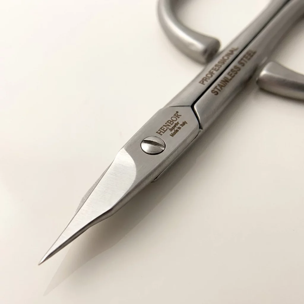 Henbor Nail And Cuticle Cutter Scissors Stainless Steel Manicure