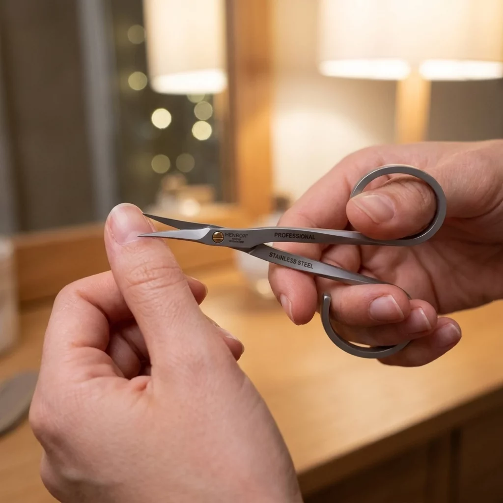 Henbor Mix Line Stainless Steel Manicure Pedicure Nail Scissors