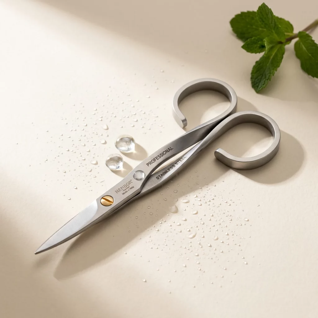 Henbor MixLine Stainless Steel Manicure Pedicure Nail Scissors