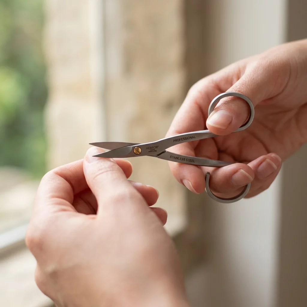 Henbor MixLine Stainless Steel Manicure Pedicure Nail Scissors