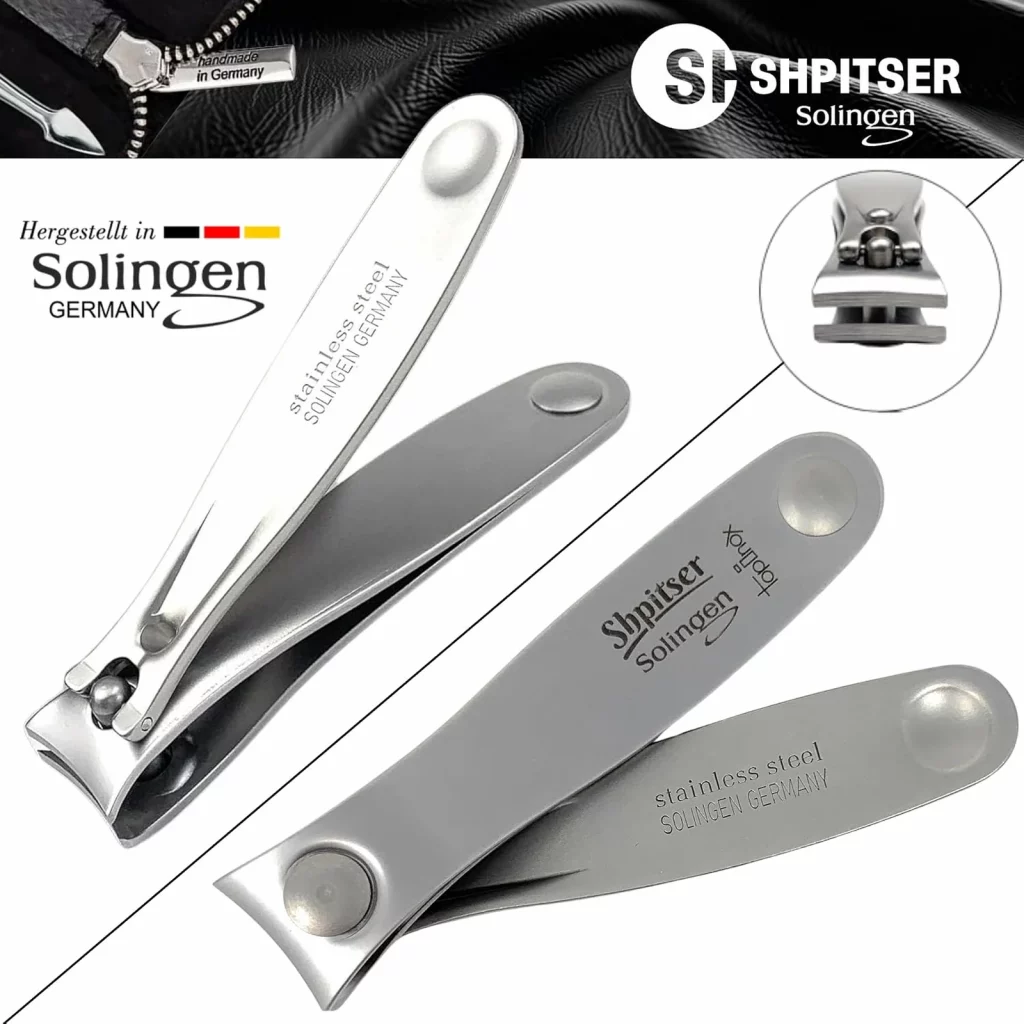 SHPITSER 7pc TopInox Stainless Steel Tools Manicure Pedicure Set — view 4