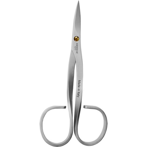 Henbor Mix Line Cuticle Scissors, leather case