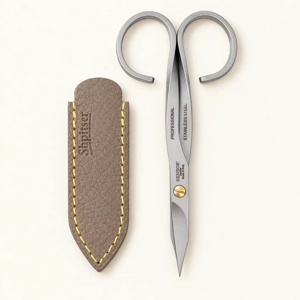 Shpitser Nail and Cuticle Scissors, cased