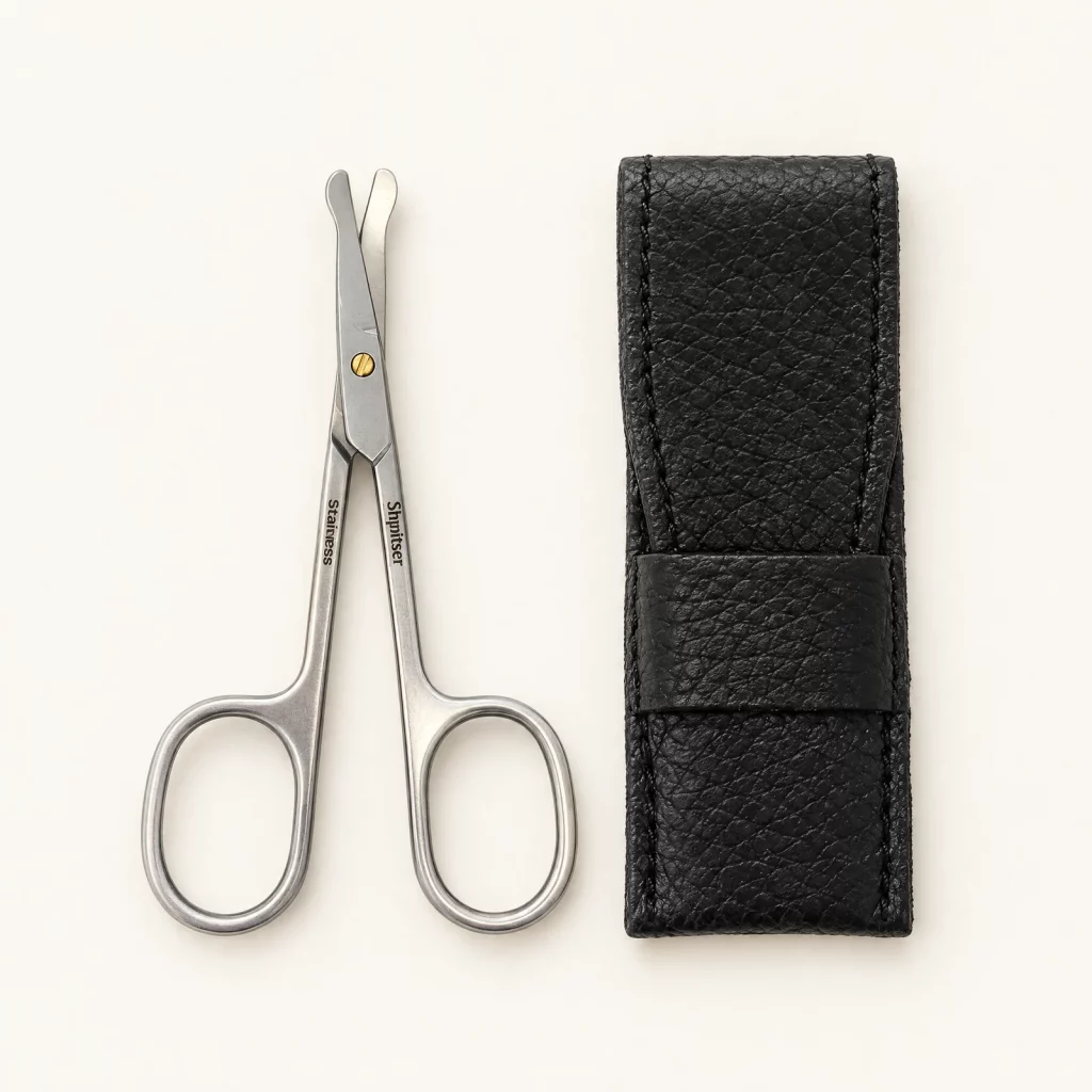SHPITSER TopInox Stainless Steel Nose & Ear Safety Scissors